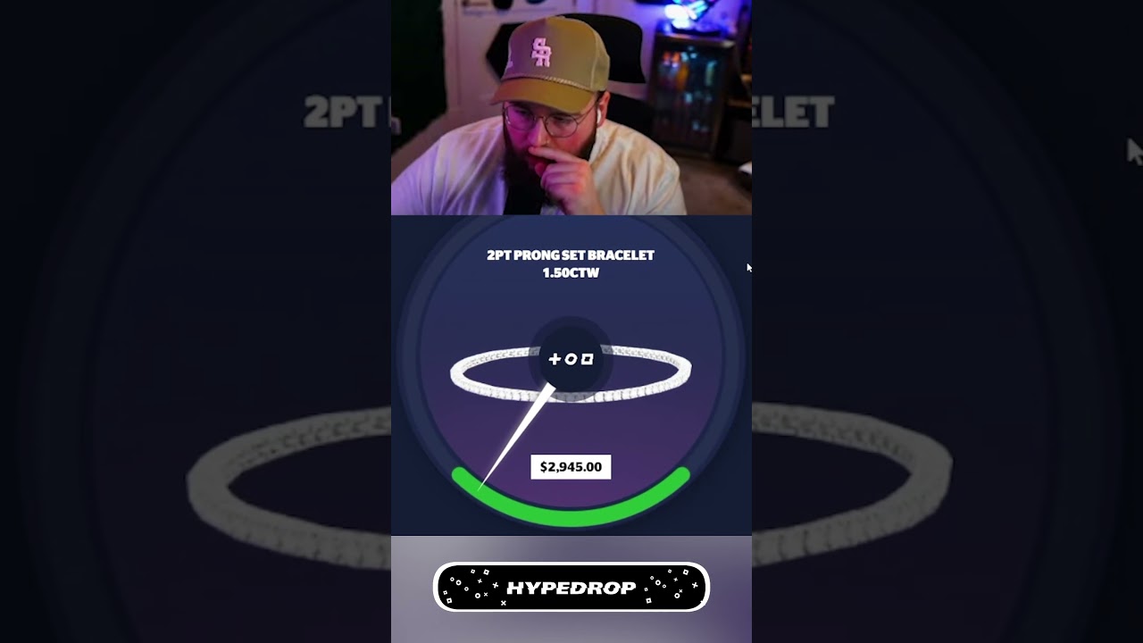 HE WON A RARE SPIN ON HYPEDROP!