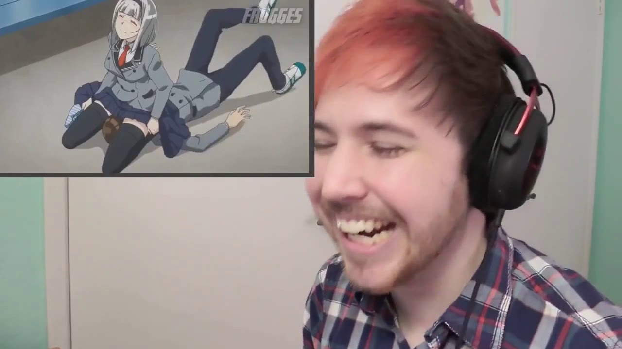 SUBDUED BY INTENSE KISSING   Noble Reacts to Anime Cracks (Re-Upload)