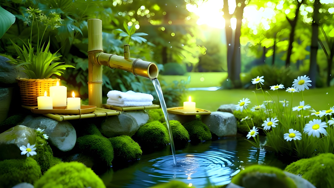 Meditation Music 🌿 Water Sounds for Deep Relaxation & Peaceful Sleep