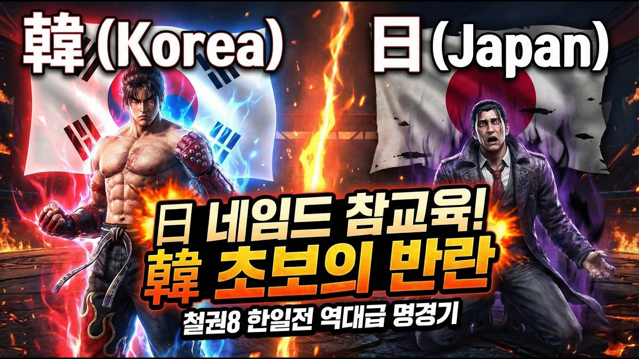 [한일전] 일본 철권 네임드 유튜버, 한국 '철린이'에게 참패... 