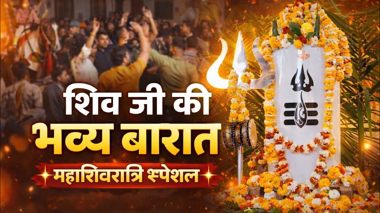 शिव जी की भव्य बारात | महाशिवरात्रि स्पेशल 2026 🔱 | गाँव का अद्भुत नजारा