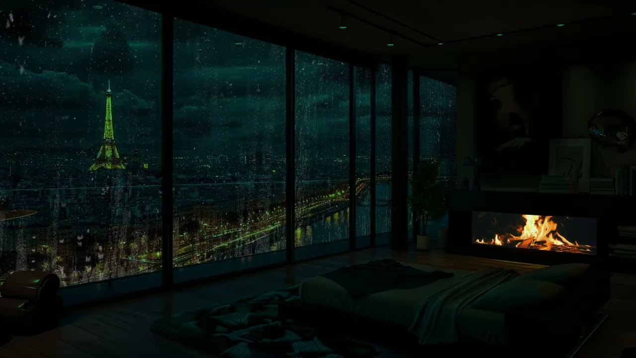 99% Fall Asleep Instantly 😴🌧️Drift Off in 5 Minutes: Rain on Bedroom Window for Deep Sleep