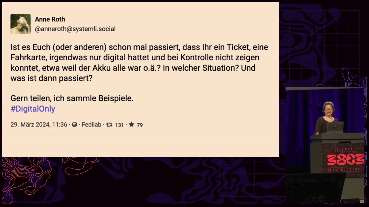 38C3 - Digitalisierung mit der Brechstange