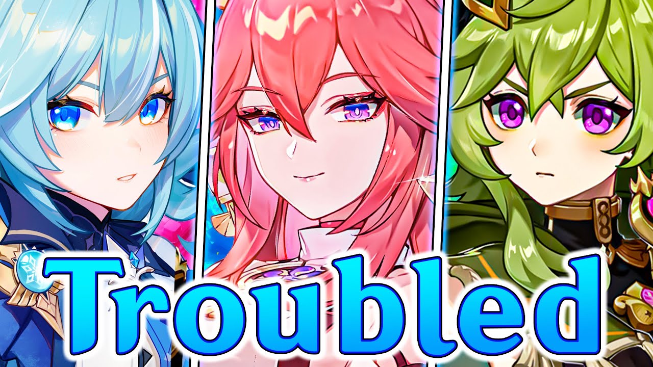 Voice lines that feel a bit Troubled | ft. Eula, Yae Miko, Collei | Genshin Impact voice lines lore