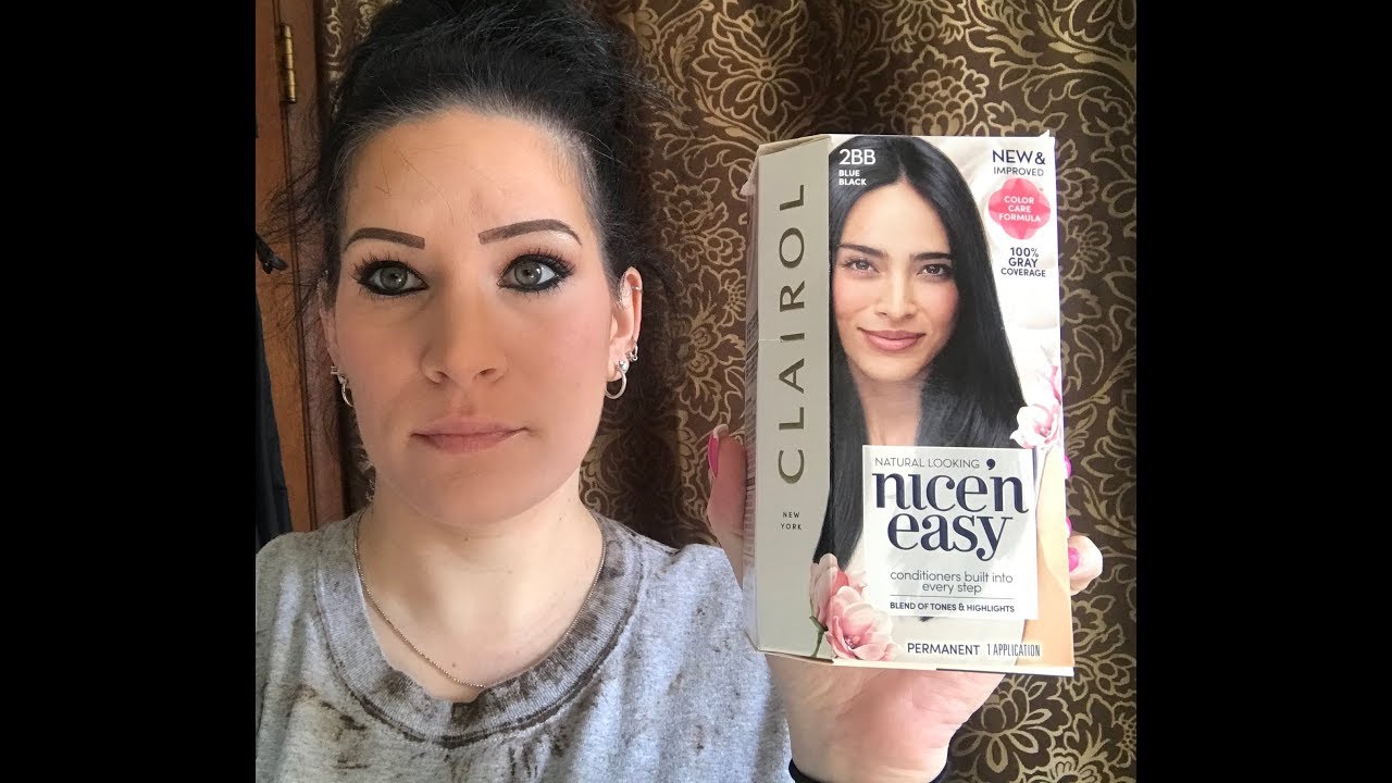 Краска для волос Clairol Nice & Easy (новая формула) сине-черный - Нина Гилхаузен
