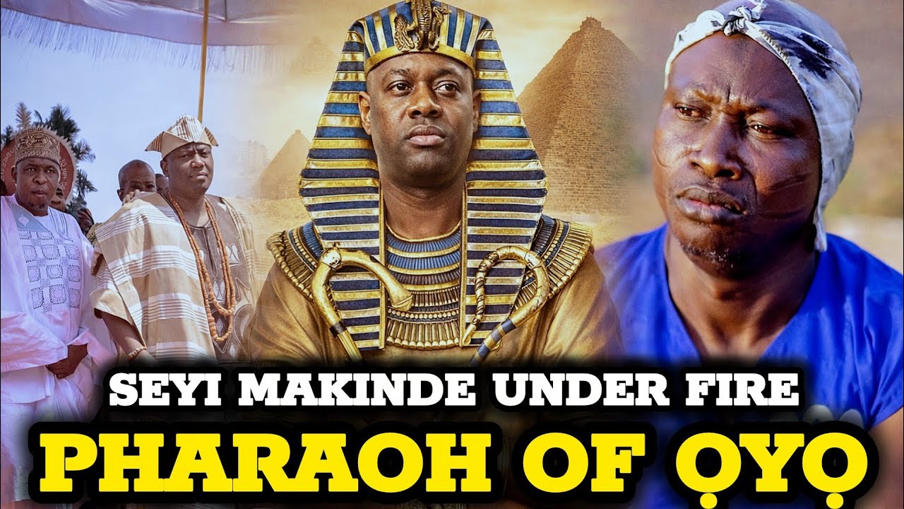 Seyi Makinde Ni Pharaoh Ilu Ọyọ - Awon Osere Theatre Ti Jade Lori Awuyewuye Tonlọ Nilu Ọyọ 