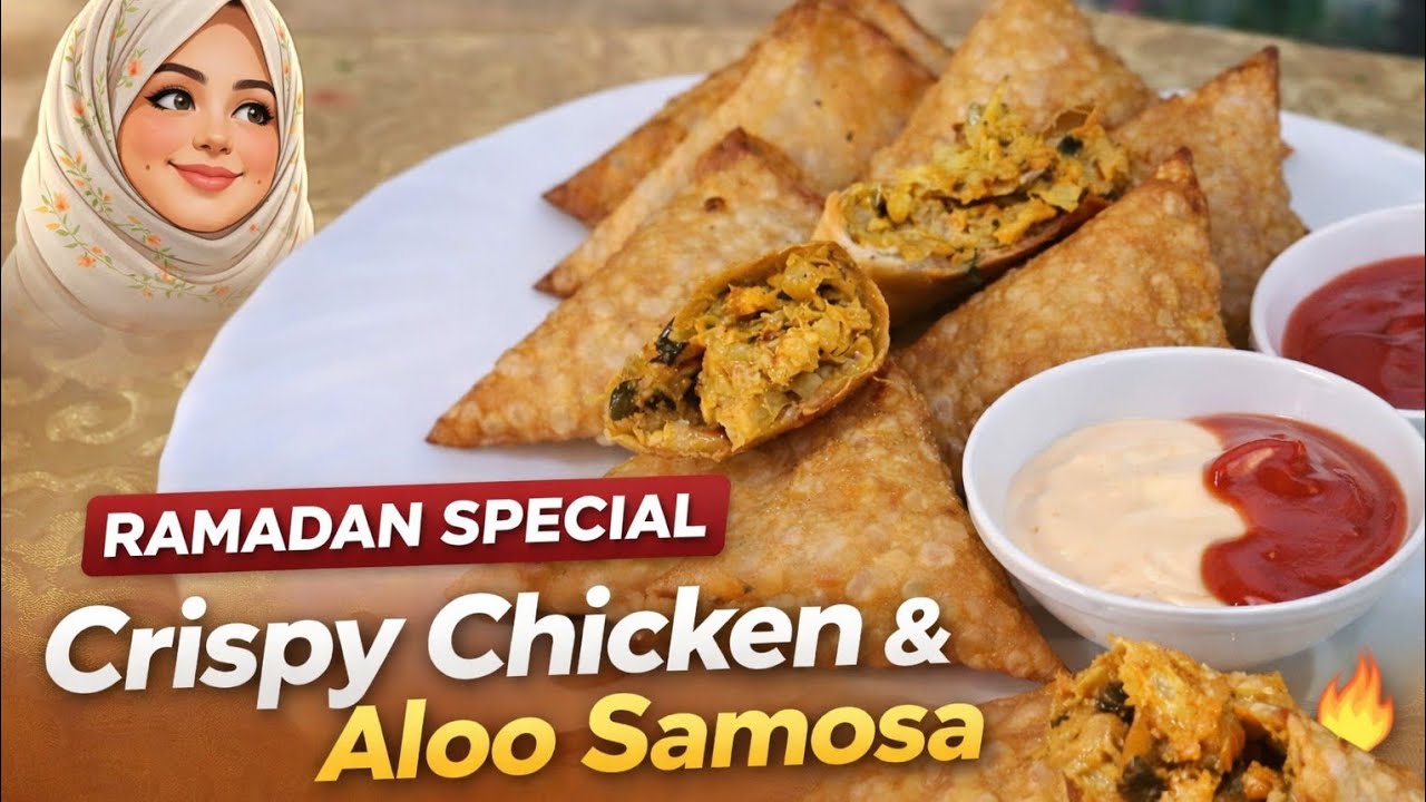 Crispy Samosa Recipe | Freeze Samosa for Ramadan | Easy Chicken Samosa