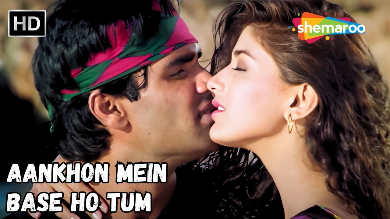 Aankhon Mein Base Ho Tum | Sunil Shetty, Sonali Bendre | Alka Yagnik Romantic Love Song