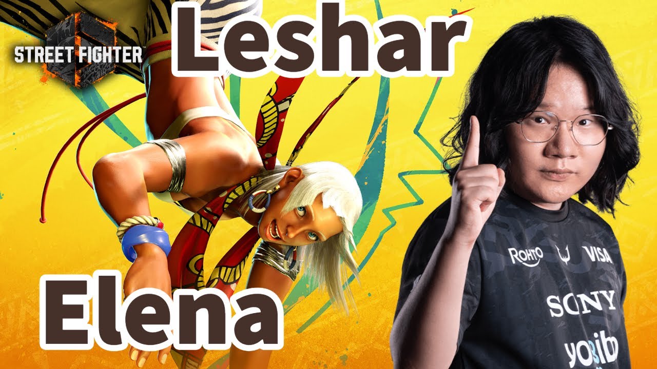 Street Fighter 6 - Leshar playing Elena - Ranked Matches