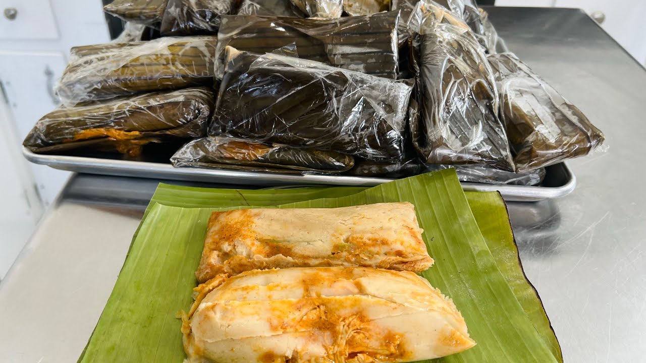 Como hacer Tamales de pollo salvadoreños para principiantes