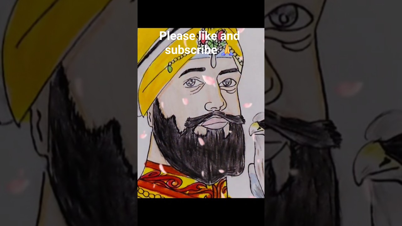 please like and subscribe Guru gobind Singh ji drawing 