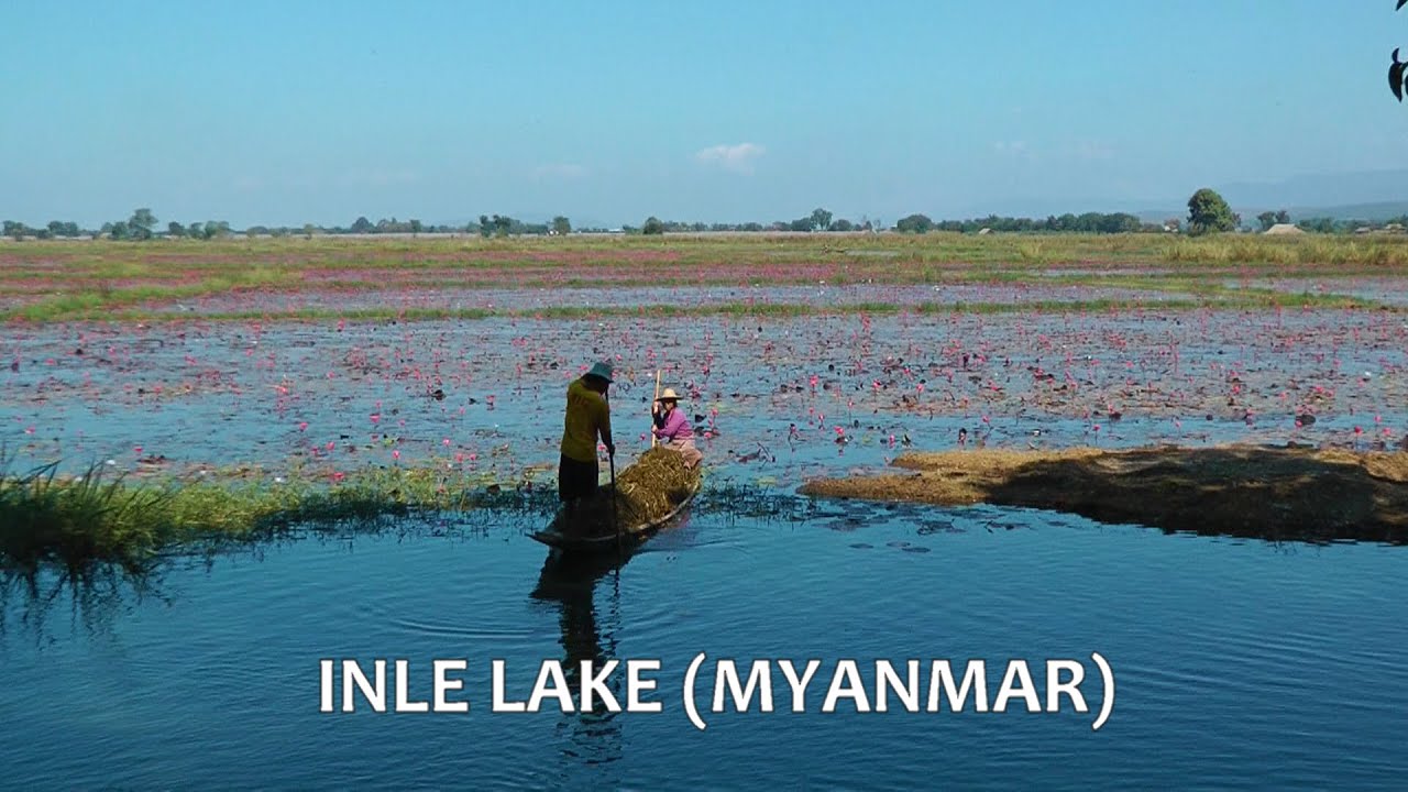 MYANMAR bike ride along Inle lake