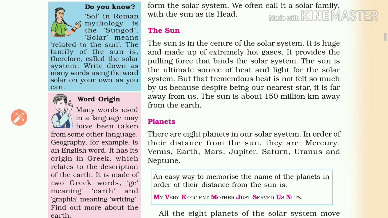 Ncert class 6 geography -  Chapter 1 Earth our habitat