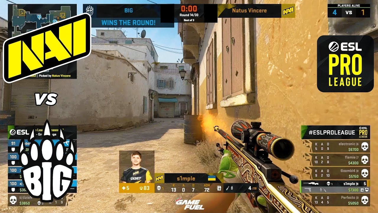NaVi vs BIG - ESL Pro League - HIGHLIGHTS l CSGO