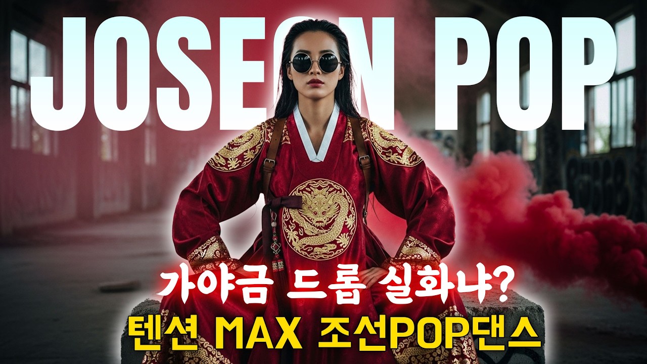 💥가야금 드롭 실화냐? 텐션 MAX 조선POP댄스🎧ㅣ조선 그루브 #조선팝