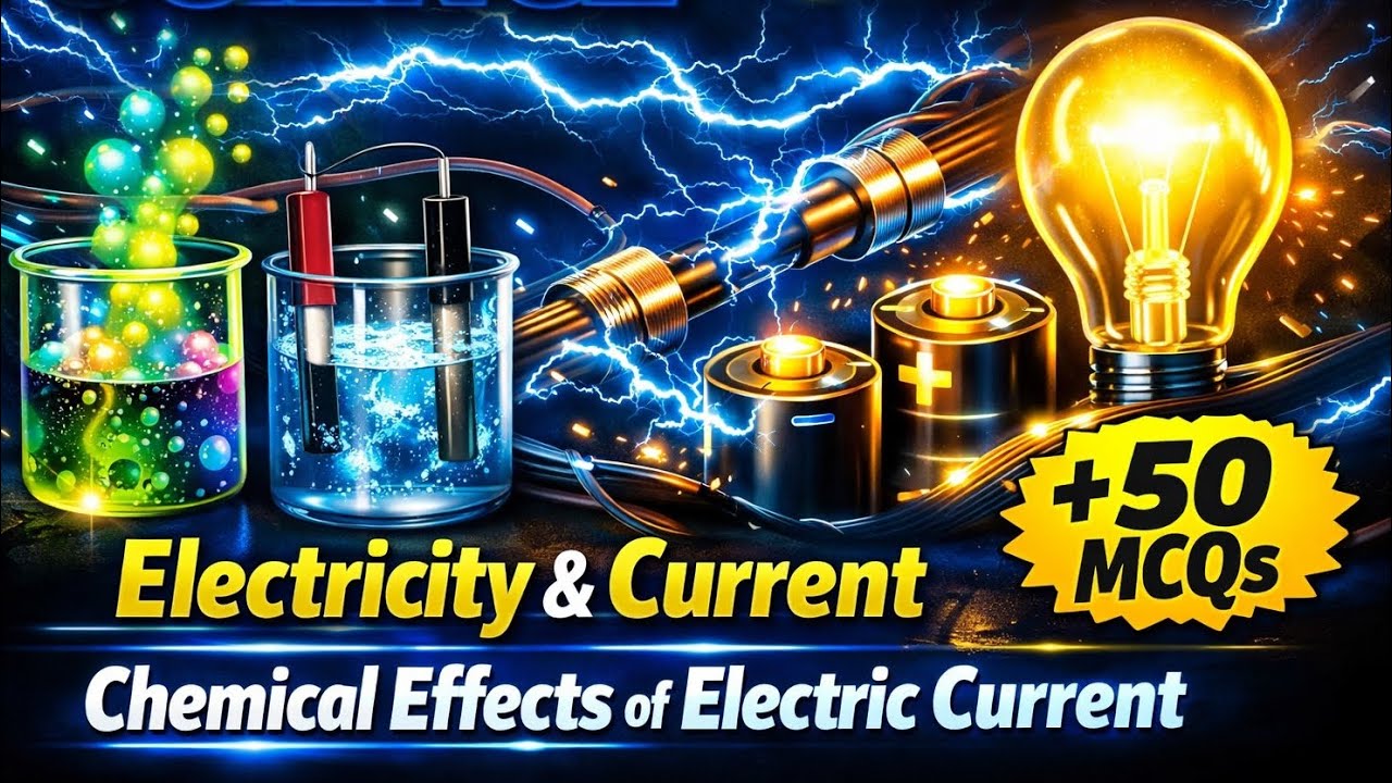 Unit-7 | Electricity and current + Chemical effects of electric current + 50 MCQs | OTET/ JT 2026