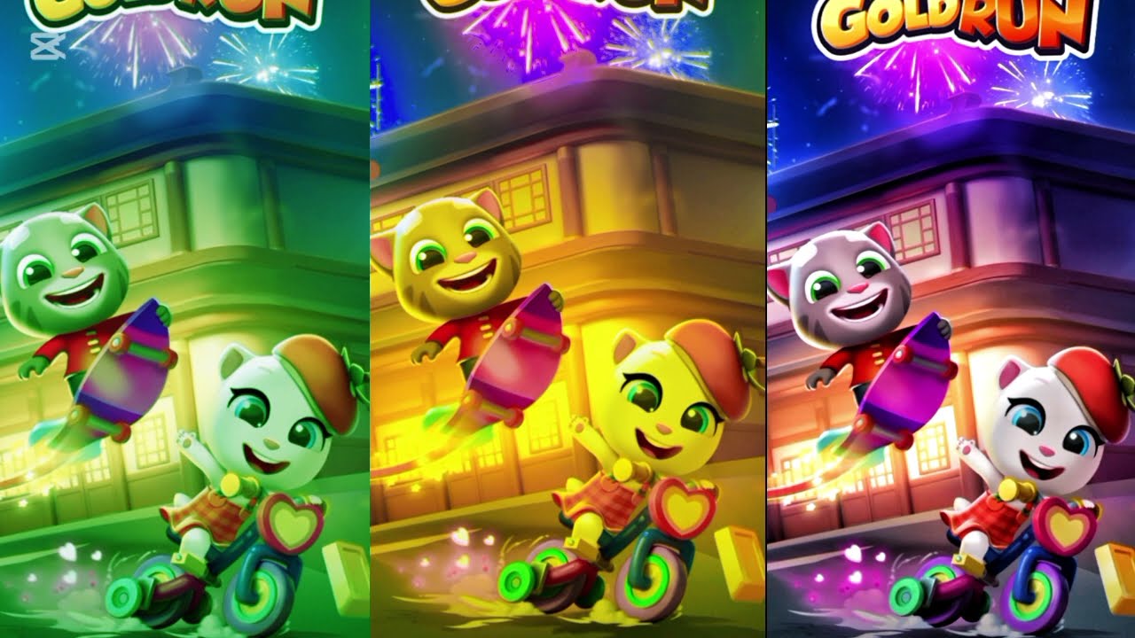Talking Tom Gold Run NEW UPDATE New Character Captain Tom Catch the Raccoon Gameplay HD