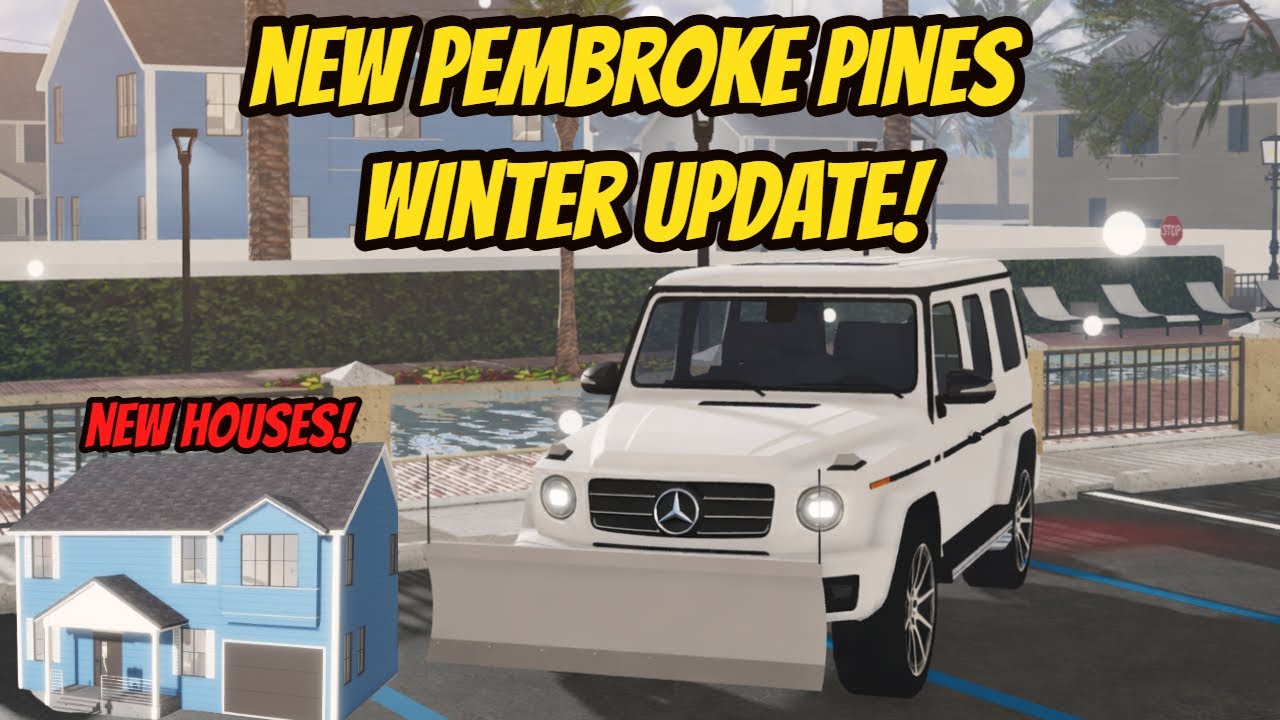 *НОВИНКА* Зимнее обновление Pembroke Pines: полный обзор - Roblox
