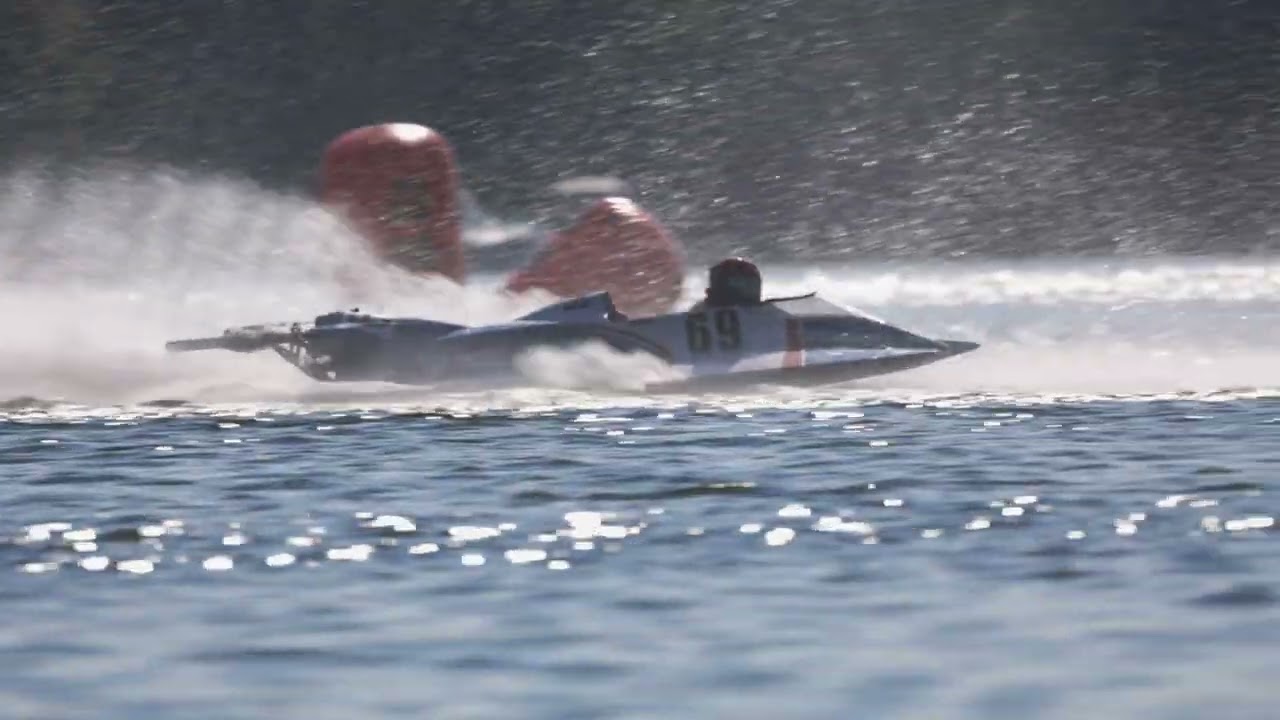 Hydro GP World Championships 2023, F125 heat 2, Bad Saarow, Germany.