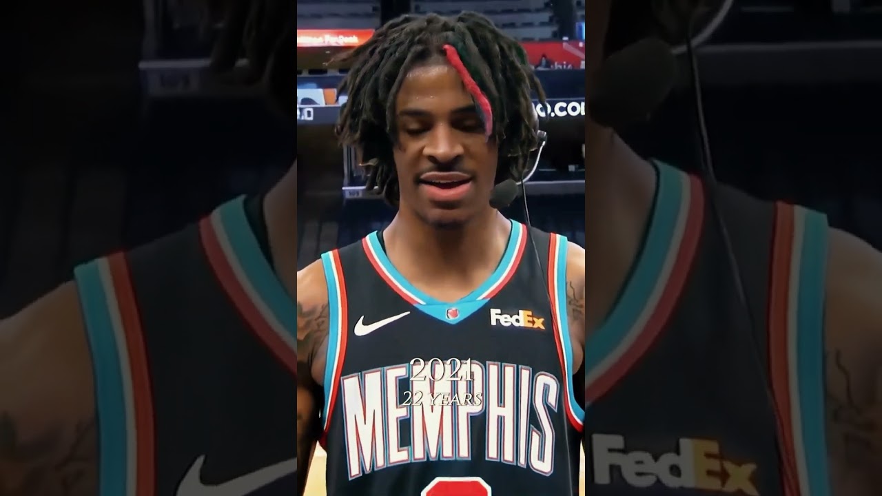 The Life of Ja Morant #JaMorant #evolution #throughtheyears #nba #basketball #memphisgrizzlies