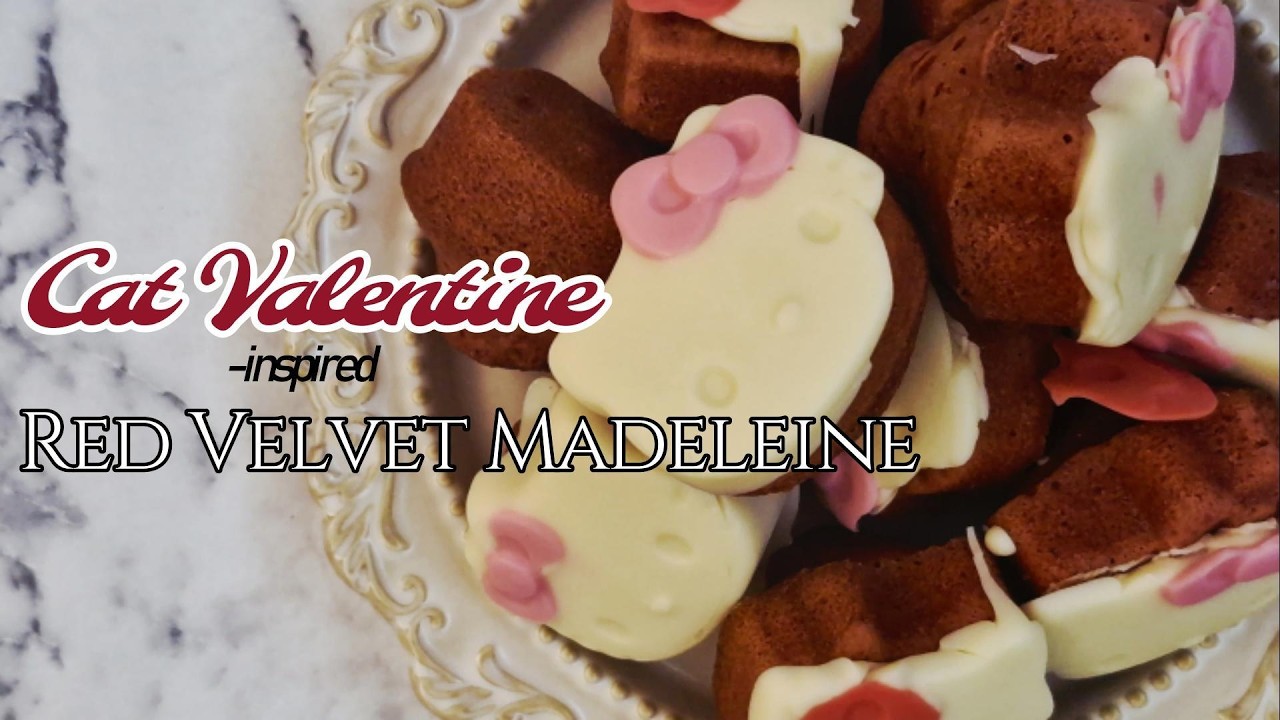 Hello Kitty Red Velvet Madeleines 🍫💖