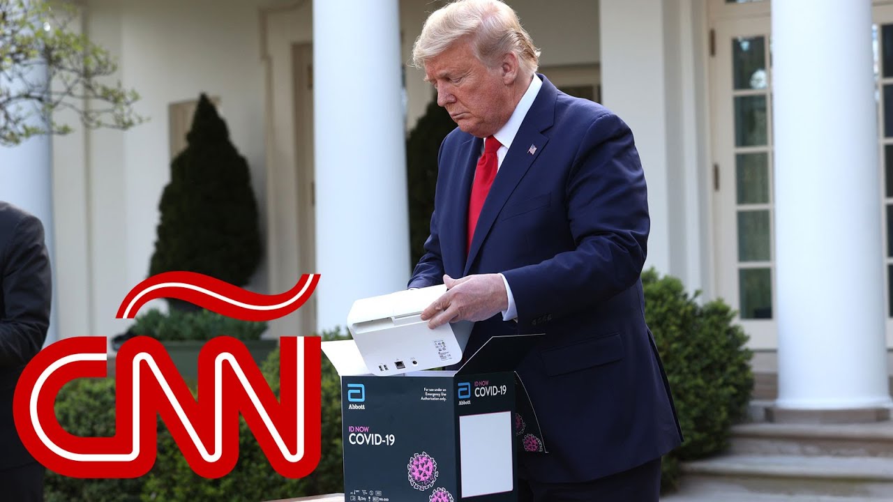 Trump presenta prueba de covid-19 de “cinco minutos”