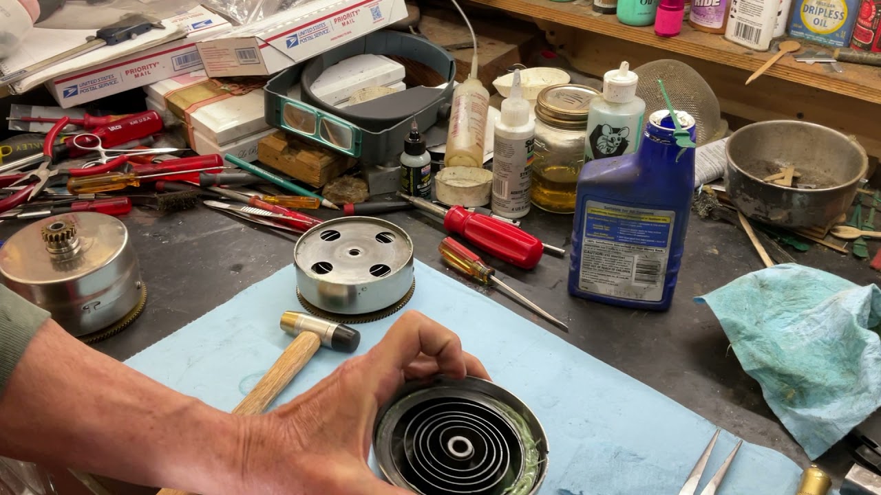 966.  How to join two halves of a 4-spring Brunswick spring barrel ￼