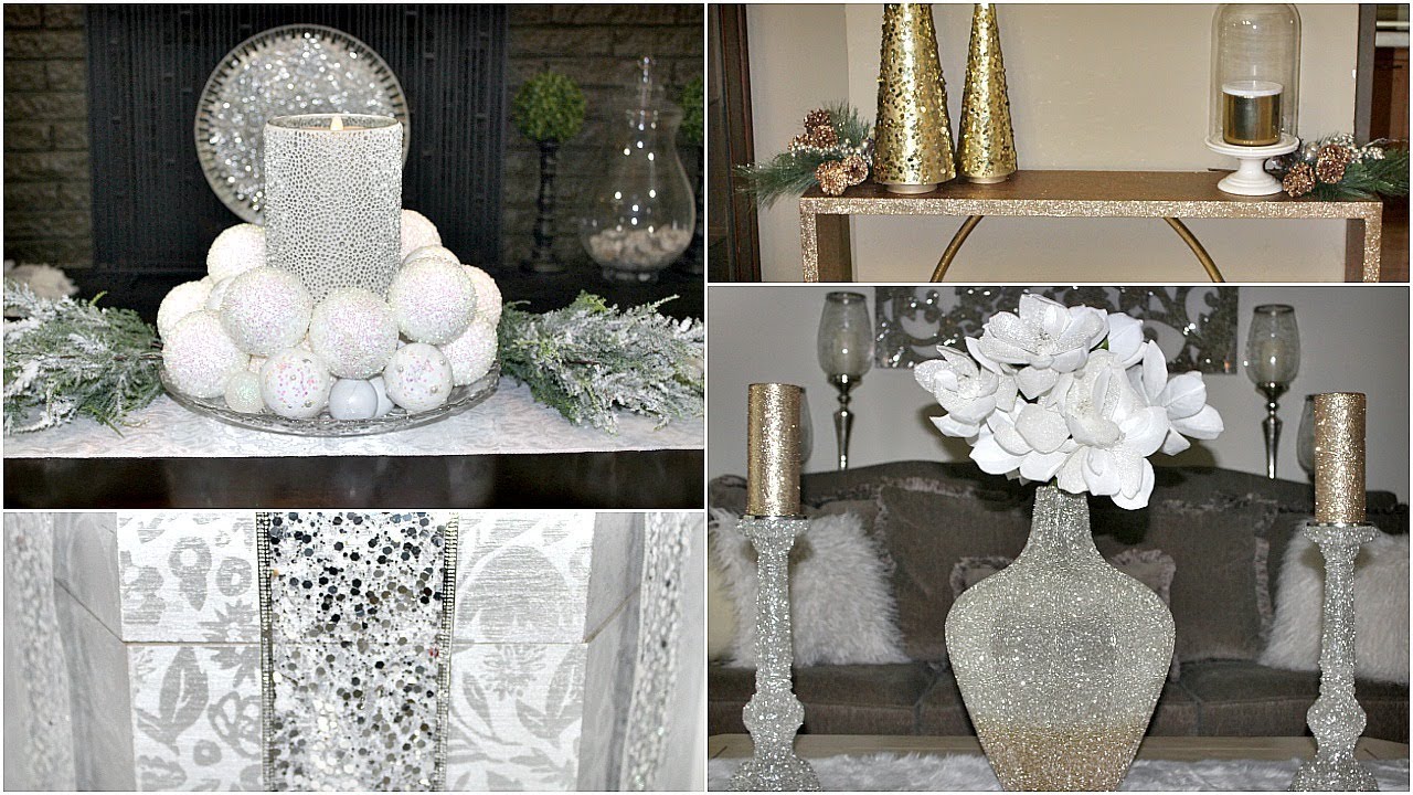 DIY Glam Christmas Decor|| Home For The Holidays Open Collab invite
