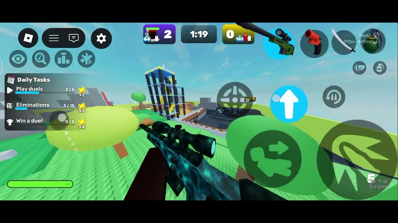 Playing ROBLOX rivals