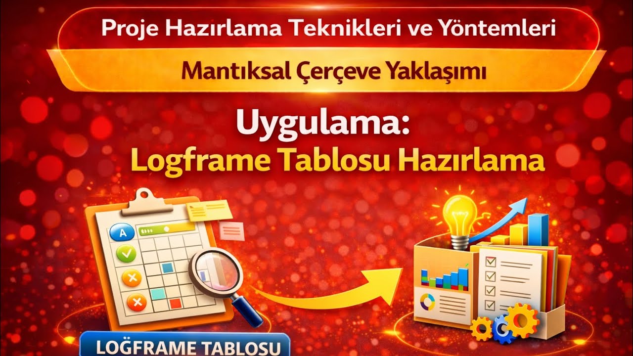 Proje Hazırlama Teknikleri | 5.4 Uygulama: Logframe Tablosu Hazırlama