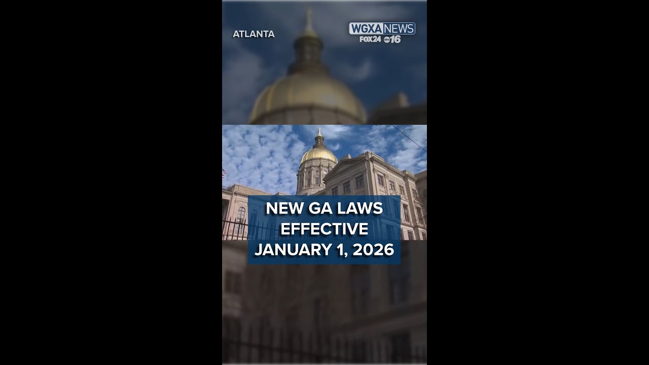 New Georgia Laws effective January 2026