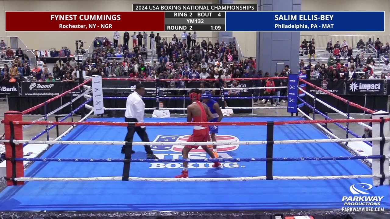 USAB 24 NC 1219PM Ring 2 Bout 4 Fynest Cummings Salim Ellis Bey YM132