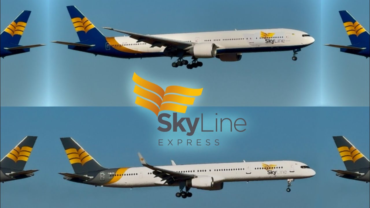 Planespotting: SkyLine Express Boeing 777-300ER & B757-300 