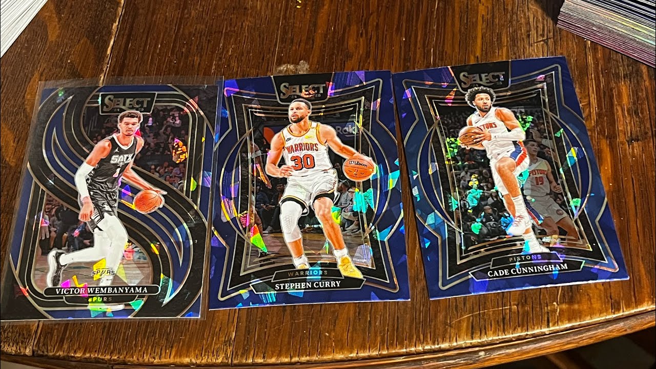 LeBron - Steph - Wembanyama - Cade - Cracked Ices Galore - 2024-25 Select Mega Box Opening 