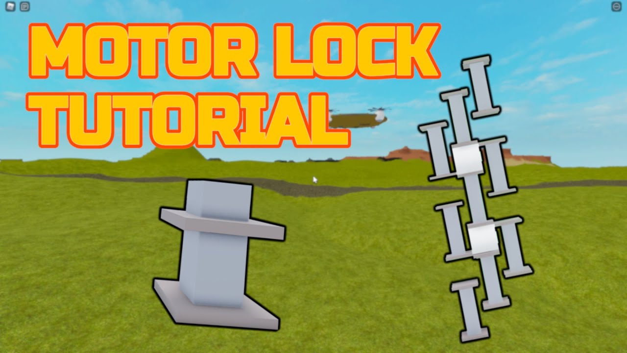 Учебник по Motor Lock в игре Plane Crazy Roblox || duckster