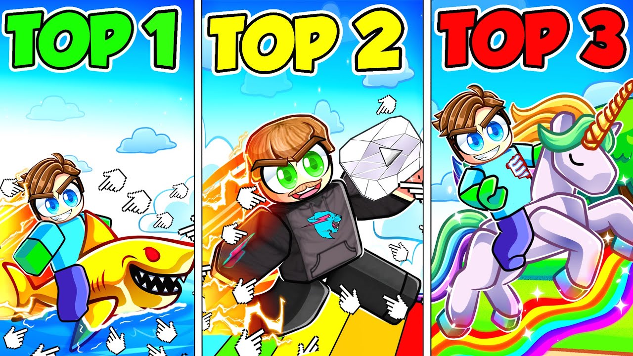 BEST Roblox RACE CLICKER Games Of 2024 (world record)