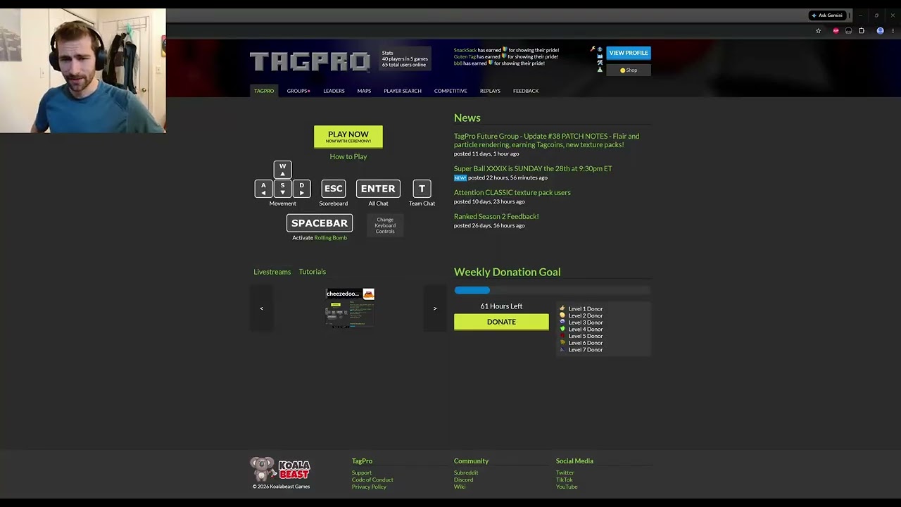6/26/26 Future Group Friday - Development updates, Q&A + feedback, TagPro Site Redesign!