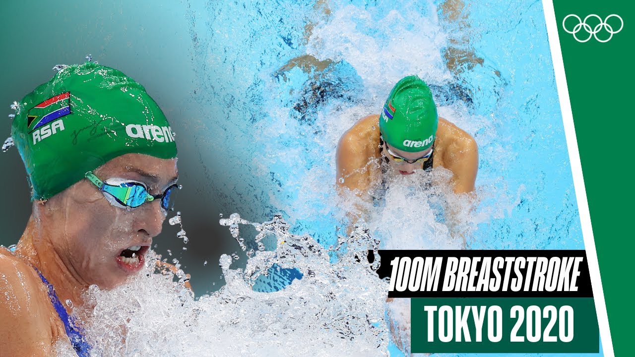 Full women's 100m breaststroke semifinals at Tokyo 2020! 🏊‍♀️