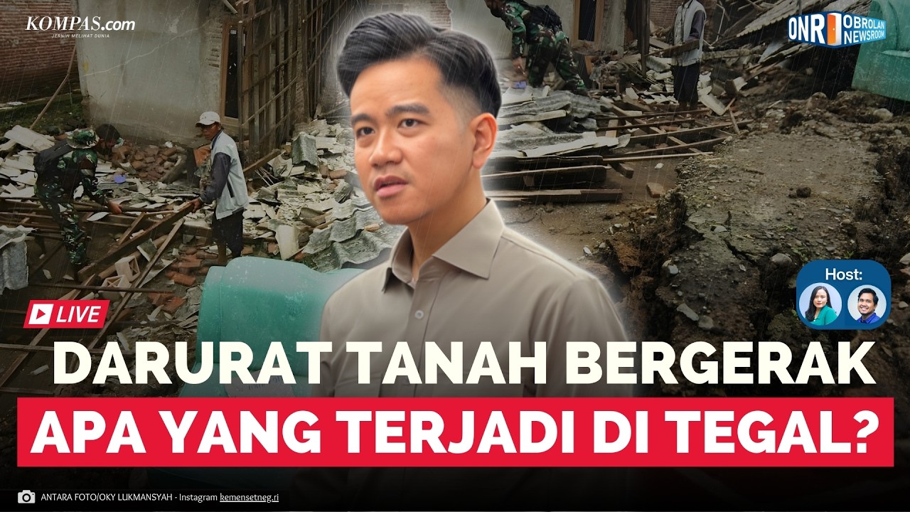 🔴LIVE Tanah Bergerak Masih Meluas di Tegal, Ratusan Rumah Rusak | Obrolan Newsroom