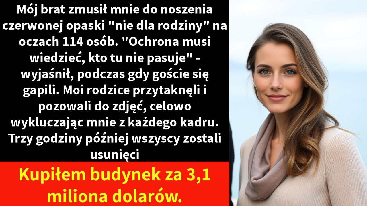 Mój brat zmusił mnie do noszenia czerwonej opaski 