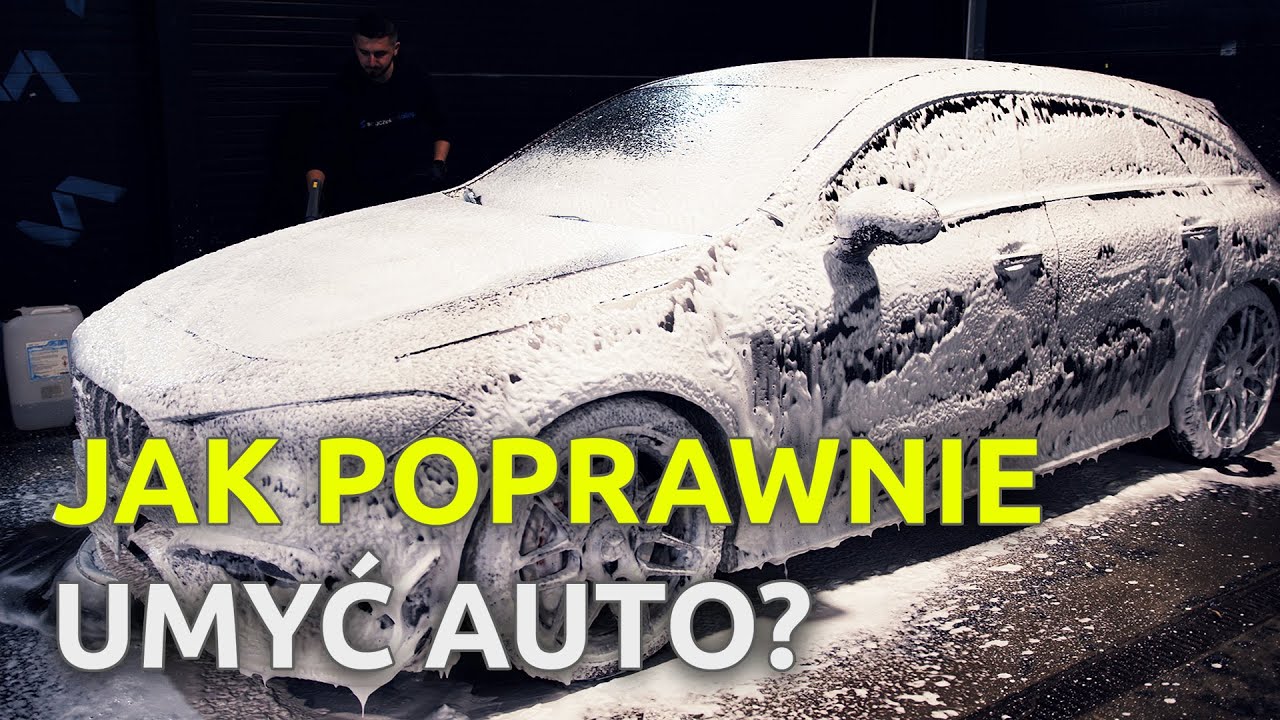 Jak poprawnie i szybko umyć auto?! Mercedes CLA 45S AMG | Mycie ręczne - Metoda na dwa wiadra.