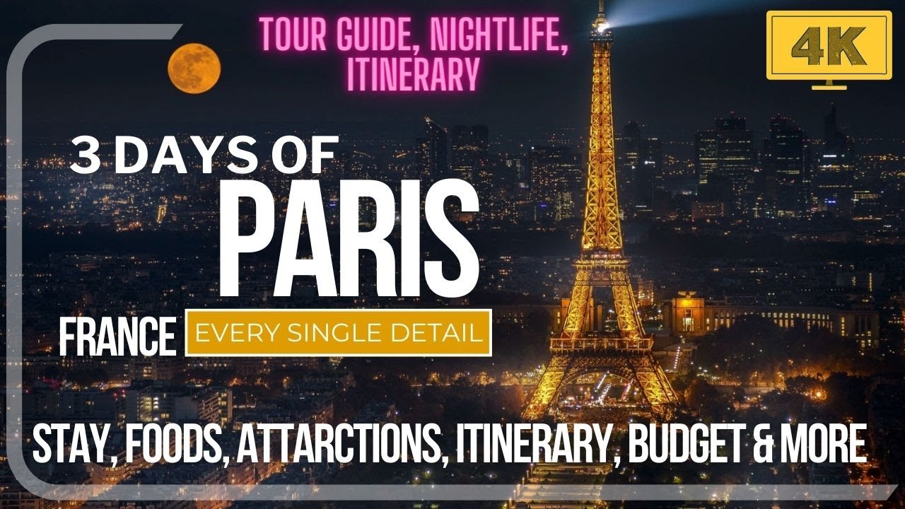 Paris 3 days Travel Itinerary 2024 | Paris Tour in Budget | Every Single thing you need to know