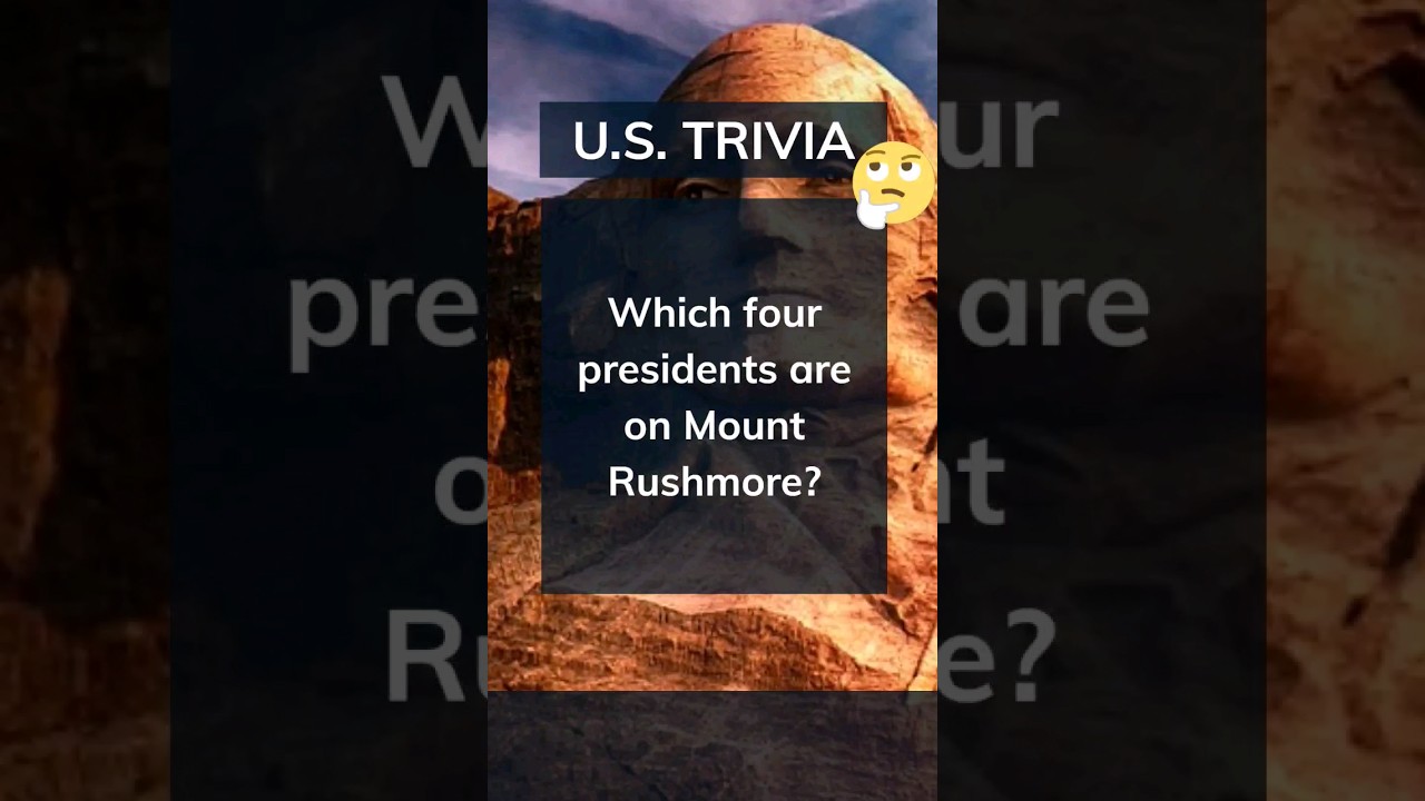 🏔️😮 CAN you NAME the 4 PRESIDENTS on MOUNT RUSHMORE?! 🤔🇺🇸💥