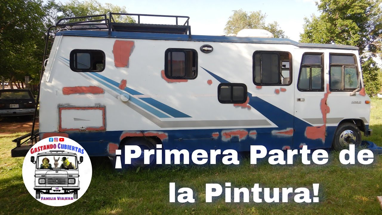 👉¡CHAPA Y PINTURA DE NUESTRO MOTORHOME!👈 - Mercedes Benz 608 🚐- (Primera Parte) - Familia Viajera 🌎