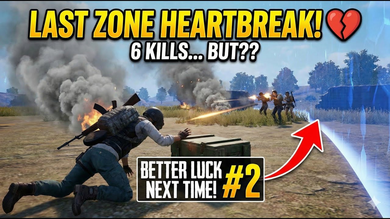 ​SO CLOSE! 💔 Last Zone Heartbreak with 6 Kills 