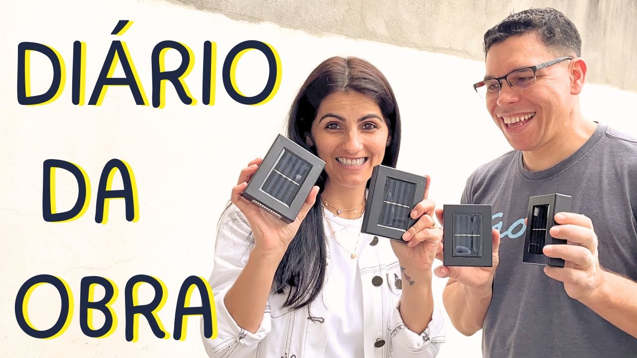 Como Instalamos ARANDELA SOLAR IMPERMEÁVEL no Nosso Muro - Iluminação Sustentável