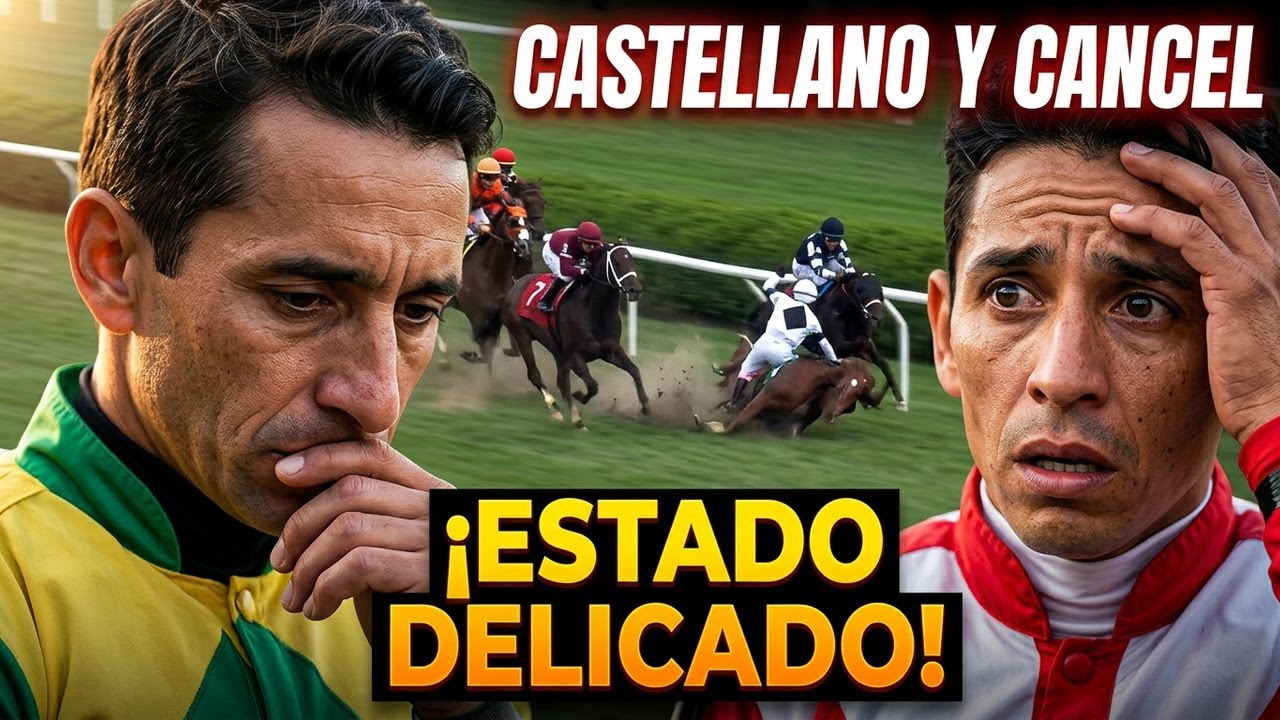 CONMOCIÓN EN SARATOGA - JAVIER CASTELLANO Y ERIC CANCEL  DELICADO ESTADO #ultimahora #horseracing