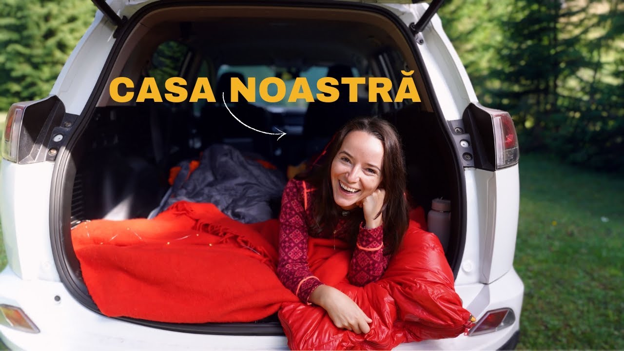 ROMÂNIA nu e cum ne așteptam! Primul lucru facut acasă? Explorăm muntii și dormim în mașină! 🇷🇴