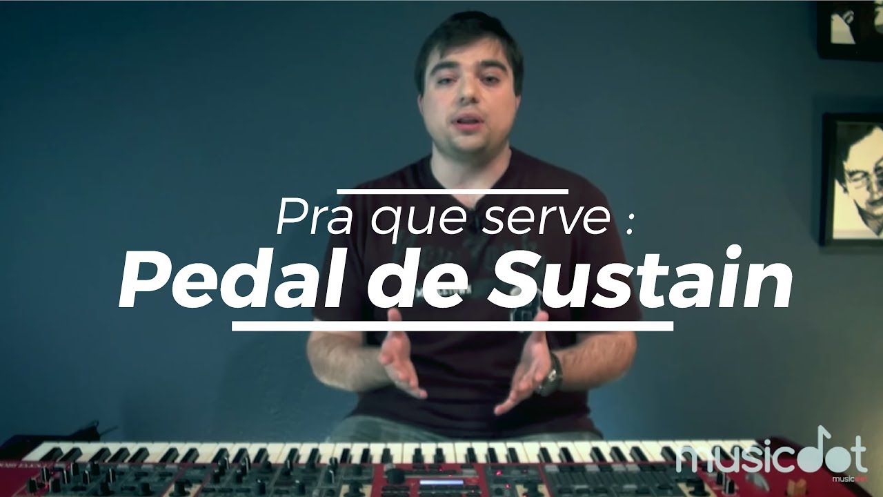 Como usar o Pedal de Sustain?