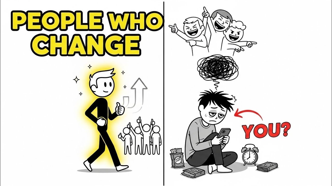 Why 90% of people never change their habits. Dark phychology.